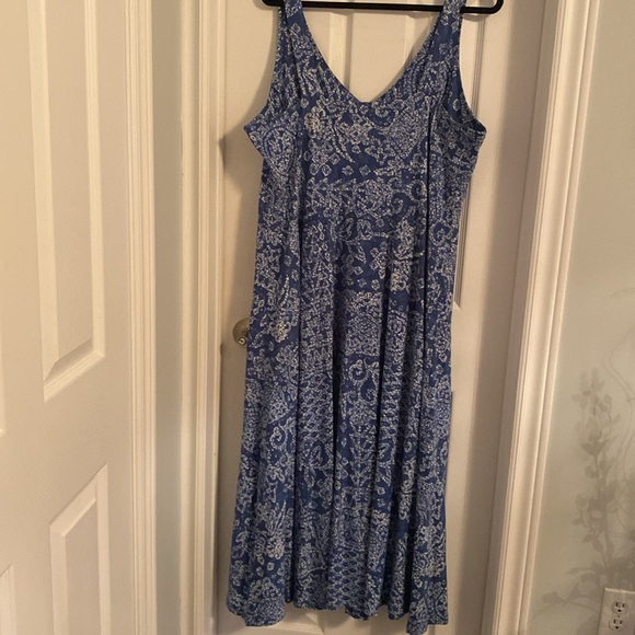 Cotton Maxi Dress-2X - Picture 6 of 9